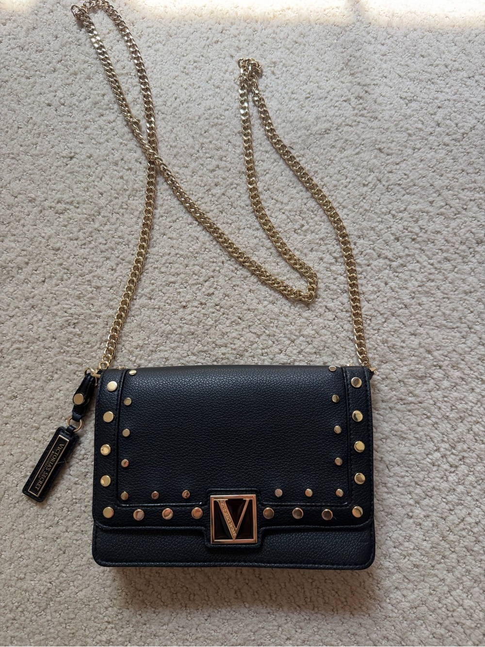 Victoria’s Secret Black Leather Crossbody
